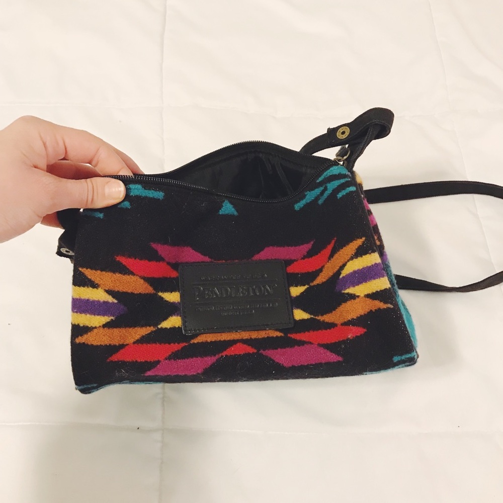 Pendleton wool purse